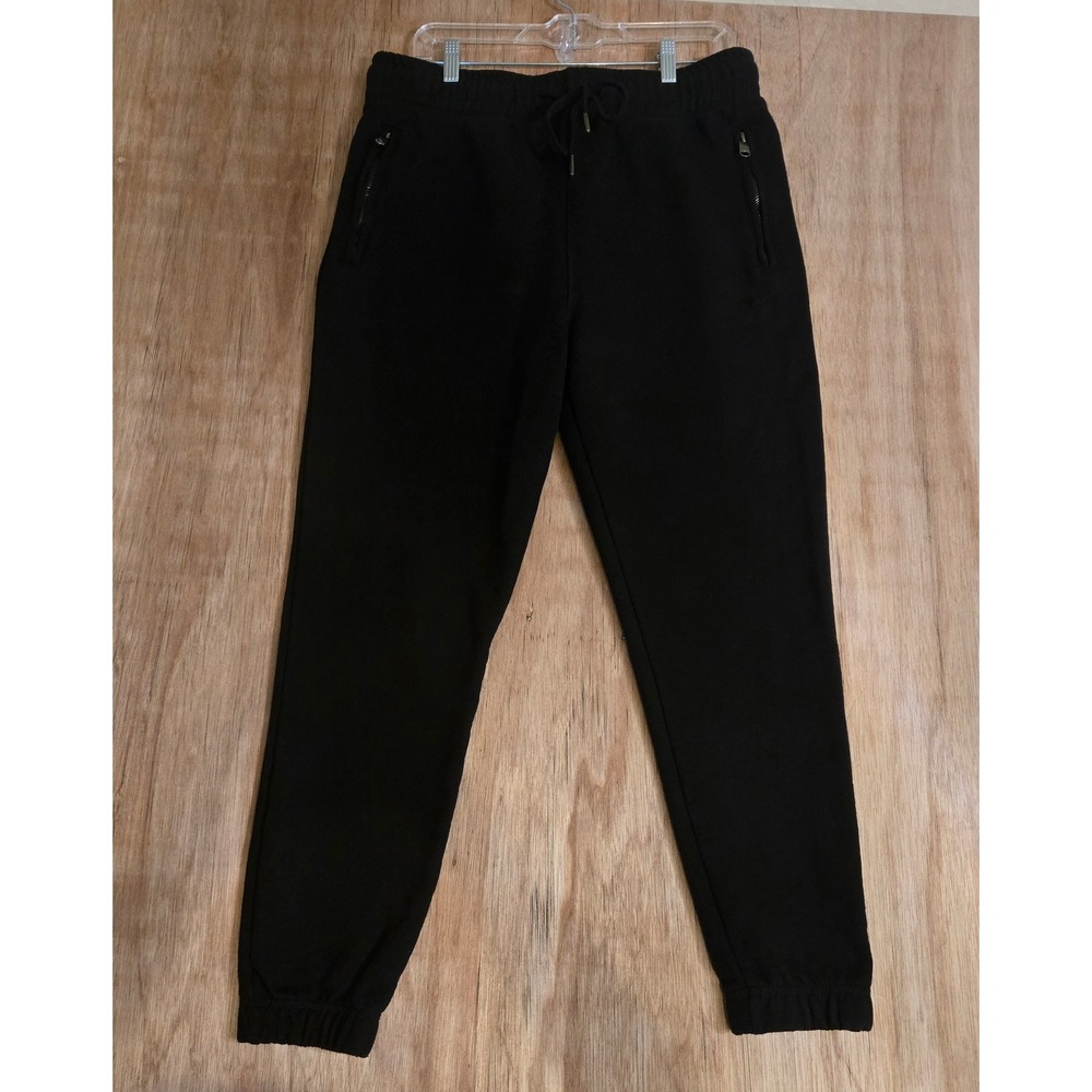 Maison Article Shoe Palace Mens Black Jogger Sweatpants Size Large SP Logo